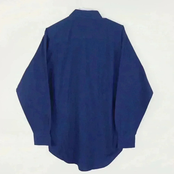 Vintage Balmain Blue Button Up Long Sleeve Blouse Dress Shirt - Picture 3 of 4